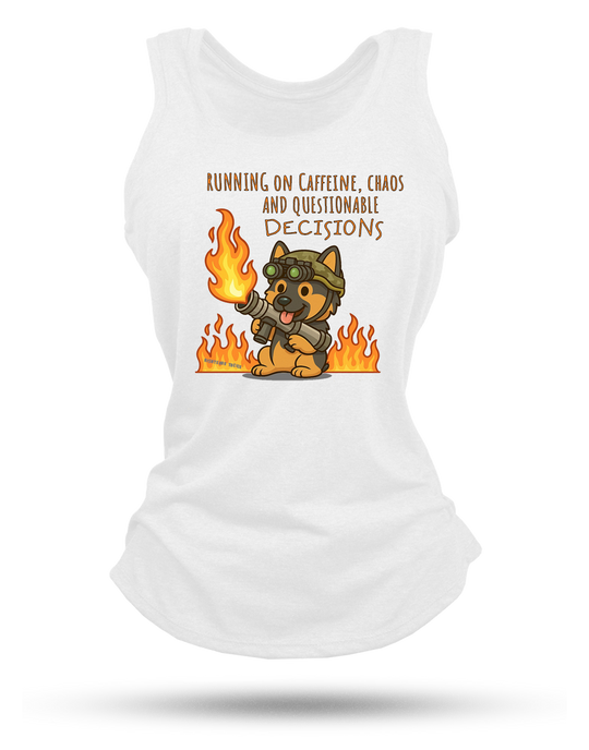 Questionable Decisions Racerback Tank