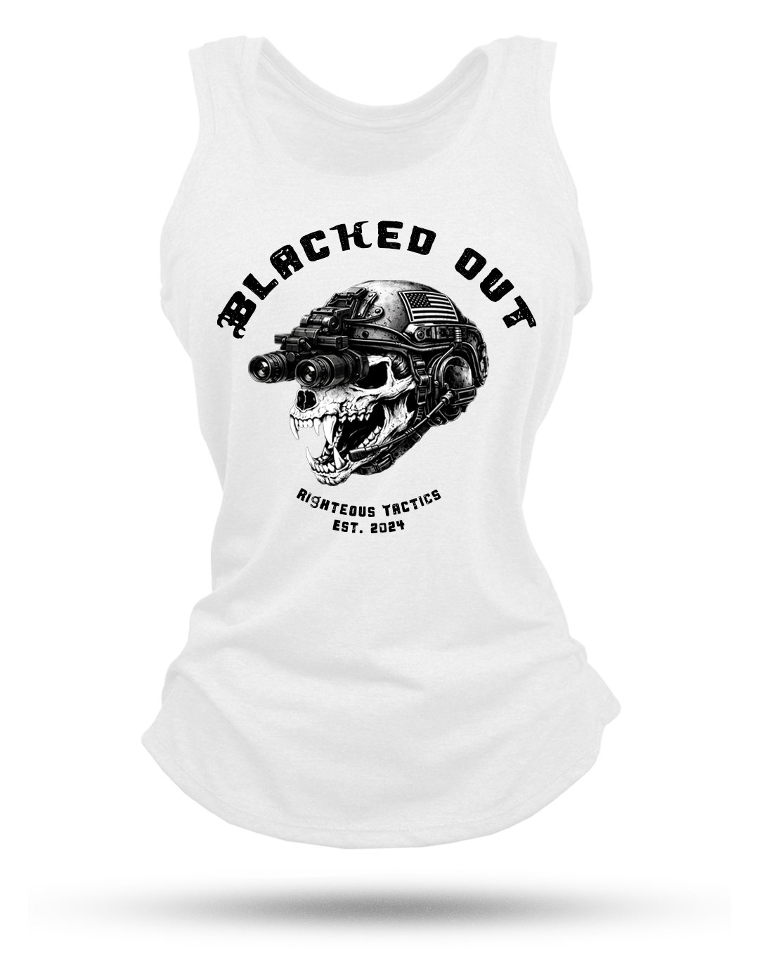 Blacked Out Racerback Tank