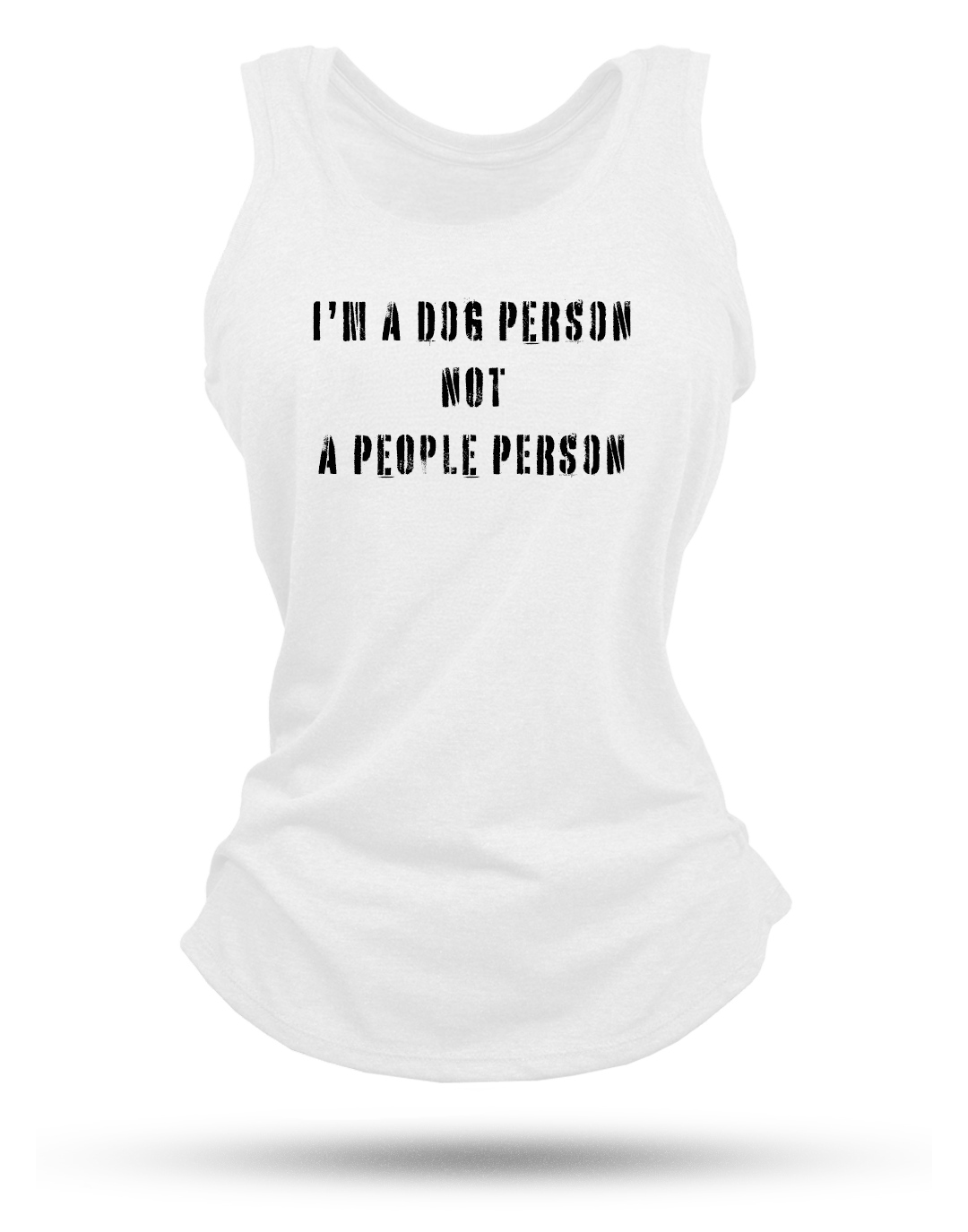 Dog Person Racerback Tank