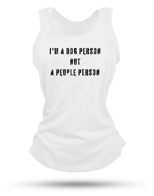 Dog Person Racerback Tank